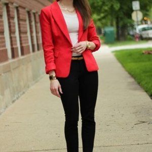 BCBGMaxAzria Bowie Blazer, Red